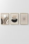 Wallity Artsycllct38 Set de 3 Pinturas Decorativas Enmarcadas